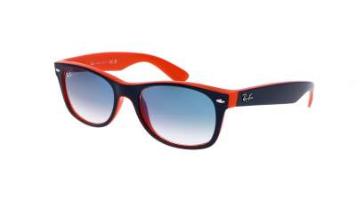 Sunglasses Ray-Ban New Wayfarer Orange RB2132 789/3F 52-18 Small Gradient in stock