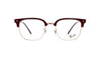 Ray-Ban New clubmaster RX7216 RB7216 8209 49-20 Bordeaux on rose gold