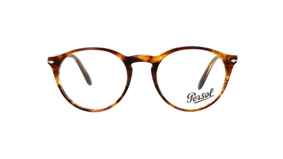 Eyeglasses Persol Vintage celebration PO3092V 9066 50-19 Striped Brown in stock