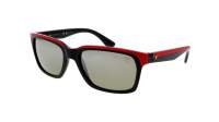 Ray-Ban Ferrari RB4393M F601/5J 56-18 Black On Rubber Red