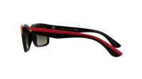 Ray-Ban Ferrari RB4393M F601/5J 56-18 Black On Rubber Red