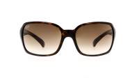 Ray-Ban Highstreet Havana RB4068 710/51 60-17 Breit Gradient Gläser