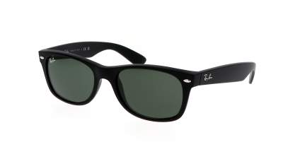 Sunglasses Ray-Ban New Wayfarer Black Matte RB2132 622 55-18 Medium in stock