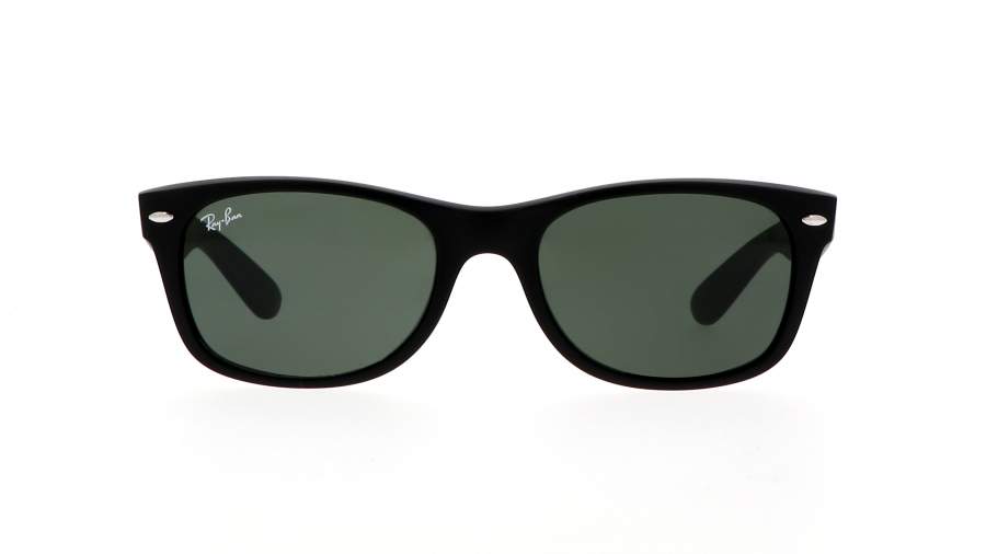 Sunglasses Ray-Ban New Wayfarer Black Matte RB2132 622 55-18 Medium in stock