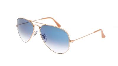 Lunettes de soleil Ray-Ban Aviator Large Metal Or RB3025 001/3F 58-14 Medium Dégradés en stock