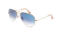 Ray-Ban Aviator Large Metal Gold RB3025 001/3F 58-14 Medium Gradient