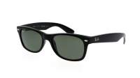 Ray-Ban New Wayfarer Black G15 RB2132 901/58 52-18 Small Polarized