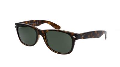 Lunettes de soleil Ray-Ban New Wayfarer Écaille RB2132 902L 55-18 Medium en stock