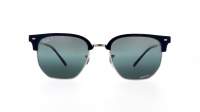 Ray-Ban New clubmaster RB4416 6656/G6 51-20 Blue on silver