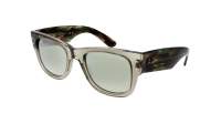 Ray-Ban Mega wayfarer RB0840S 66355C 51-21 Transparent Green