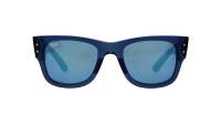 Ray-Ban Mega wayfarer RB0840S 6638/O4 51-21 Transparent dark blue