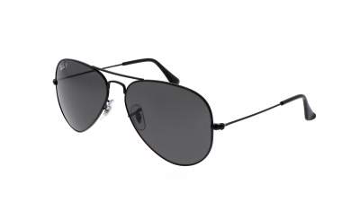 Lunettes de soleil Ray-Ban Aviator Total Black RB3025 002/48 58-14 Medium Polarisés en stock