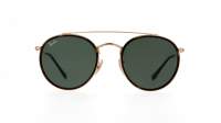 Ray-Ban Round Double Bridge Gold G-15 RB3647N 001 51-22 Medium