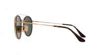 Ray-Ban Round Double Bridge Gold G-15 RB3647N 001 51-22 Medium