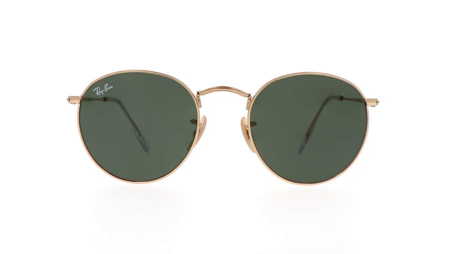 Lunettes de soleil Ray-Ban Round Metal Or RB3447 001 50-21 Medium en stock