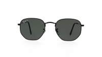 Ray-Ban Hexagonal Flat Lenses Black RB3548N 002/58 51-21 Medium Polarized