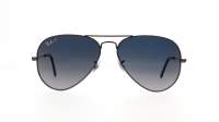 Ray-Ban P Aviator Large Metal Argent RB3025 004/78 58-14 Medium Polarisés Dégradés