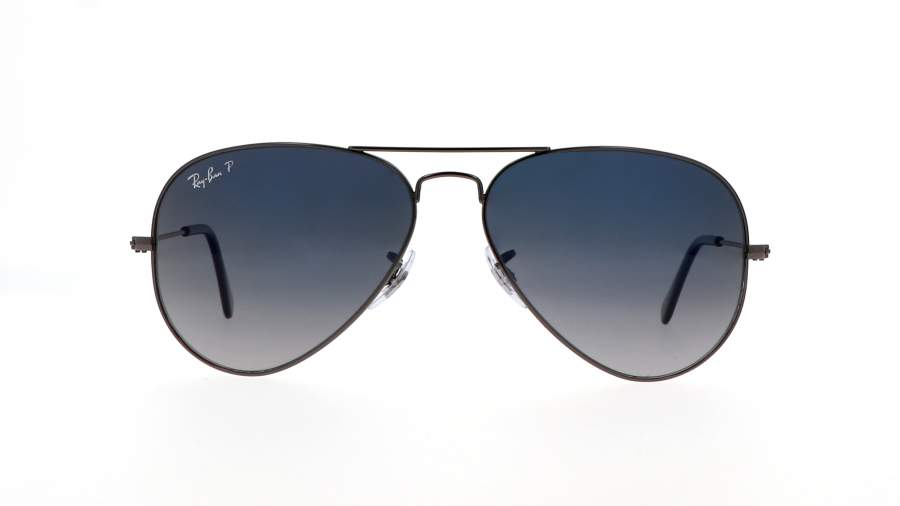 Sunglasses Ray-Ban Aviator Large Metal Silver RB3025 004/78 58-14 Medium Polarized Gradient in stock