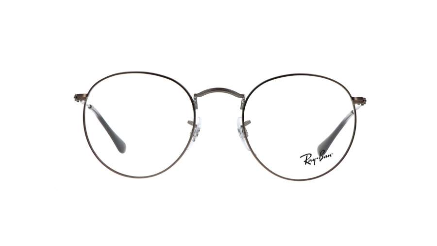 Lunettes de vue Ray-Ban Round metal Optics Gris Mat RX3447 RB3447V 2620 50-21 Medium en stock