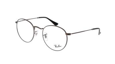 Lunettes de vue Ray-Ban Round metal Optics Gris Mat RX3447 RB3447V 2620 47-21 Small en stock