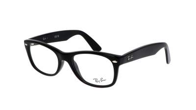 Brille Ray-Ban New Wayfarer Schwarz RX5184 RB5184 2000 54-18 Breit auf Lager