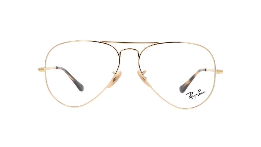 Eyeglasses Ray-Ban Aviator Optics Gold RX6489 RB6489 2500 58-14 Large in stock