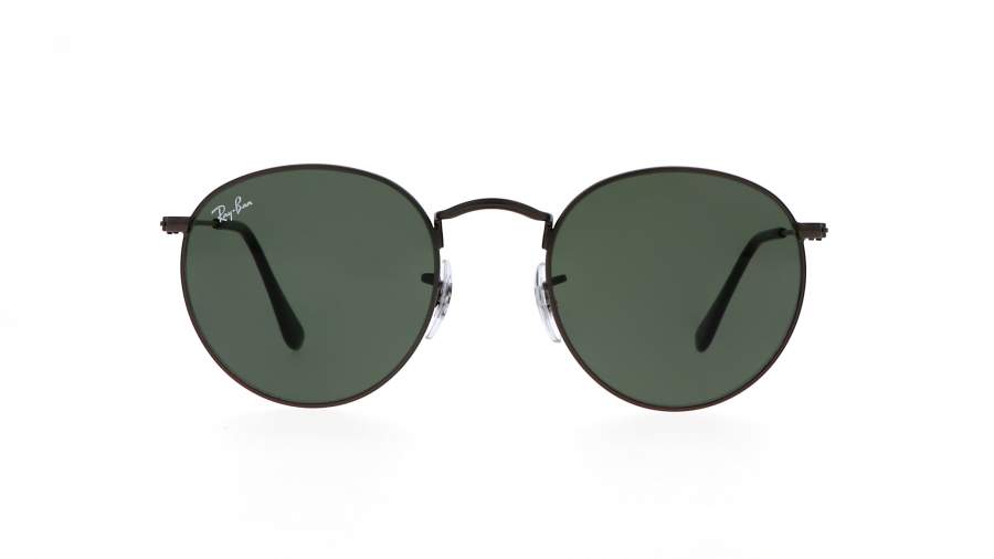 Sunglasses Ray-Ban Round Metal Grey Matte G-15 RB3447 029 53-21 Large in stock