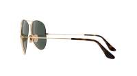 Ray-Ban Aviator Large Metal Gold G15 RB3025 181 62-14 Large