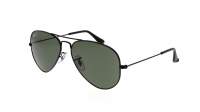 Ray-Ban P Aviator Large Metal Noir RB3025 002/58 55-14 Small Polarisés