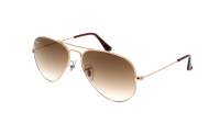 Ray-Ban Aviator Large Metal Gold RB3025 001/51 55-14 Schmal Gradient Gläser