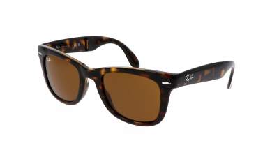 Lunettes de soleil Ray-Ban Original Wayfarer Écaille RB4105 710 50-22 Medium Pliantes en stock