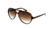 Ray-Ban Cats 5000 Havana RB4125 710/51 59-13 Breit Gradient Gläser