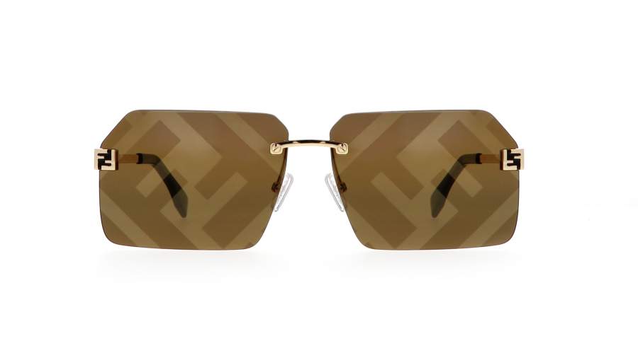 Sunglasses FENDI Fs fendi sky FE40043U 33G 59-13 Gold in stock