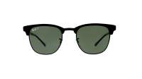 Ray-Ban Clubmaster Metal Black Matte RB3716 186/58 51-21 Medium Polarized