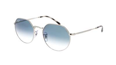 Lunettes de soleil Ray-Ban Jack Argent RB3565 003/3F 53-20 Large Dégradés en stock