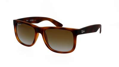 Lunettes de soleil Ray-Ban P Justin Brun RB4165 865/T5 54-16 Large Polarisés Dégradés en stock