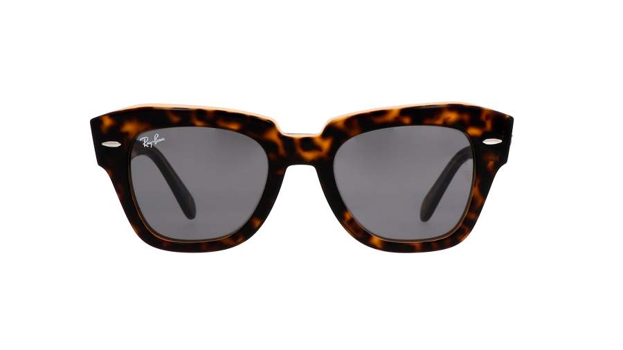 Lunettes de soleil Ray-Ban State street Écaille RB2186 1292/B1 49-20 Medium Dégradés en stock