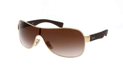 Sonnenbrille Ray-Ban Emma Braun RB3471 001/13 32 Schmal Gradient Gläser auf Lager