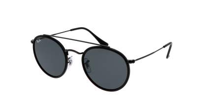 Sonnenbrille Ray-Ban Round Double Bridge Schwarz RB3647N 002/R5 51-22 Mittel auf Lager