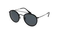 Ray-Ban Round Double Bridge Black RB3647N 002/R5 51-22 Medium