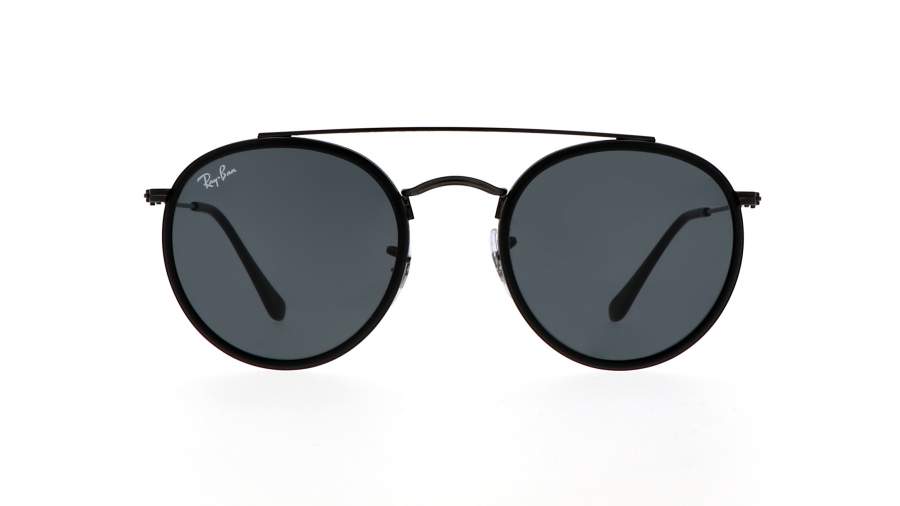 Sunglasses Ray-Ban Round Double Bridge Black RB3647N 002/R5 51-22 Medium in stock