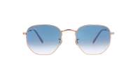 Ray-Ban Hexagonal Flat lensesRB3548 001/3F 54-21 Gold