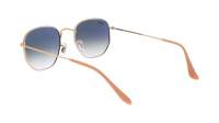 Ray-Ban Hexagonal Flat lensesRB3548 001/3F 54-21 Gold