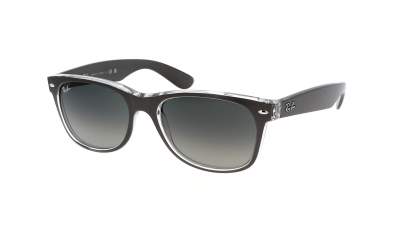 Lunettes de soleil Ray-Ban New Wayfarer Metal Effect Gris RB2132 6143/71 55-18 Medium Dégradés en stock