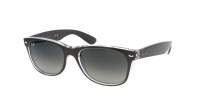 Ray-Ban New Wayfarer Metal Effect Grey RB2132 6143/71 55-18 Medium Gradient