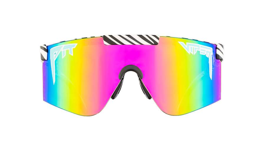 Sunglasses PIT VIPER The 2000's THE HERBIVORE 155-34 White Zebra Print in stock