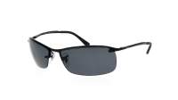 Ray-Ban Schwarz RB3183 002/81 63-15 Breit Polarisierte Gläser