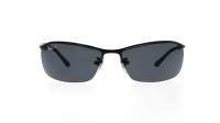 Ray-Ban Schwarz RB3183 002/81 63-15 Breit Polarisierte Gläser