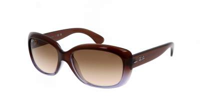 Sonnenbrille Ray-Ban Jackie Ohh Braun RB4101 860/51 58-17 Breit Gradient Gläser auf Lager