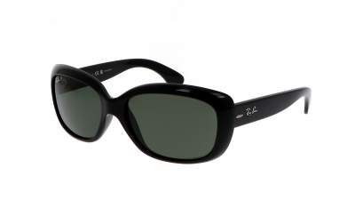 Sonnenbrille Ray-Ban Jackie Ohh Schwarz RB4101 601/58 58-18 Breit Polarisierte Gläser auf Lager